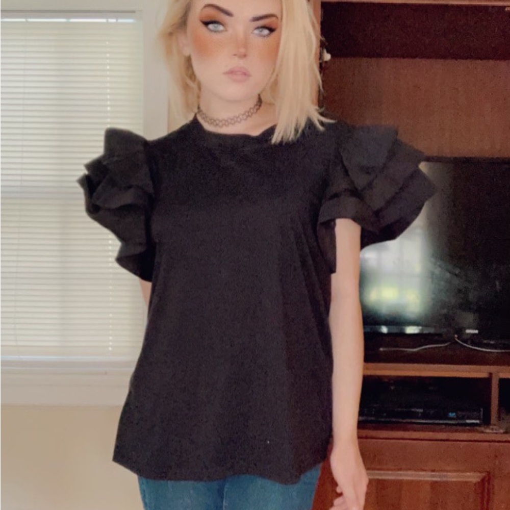 SHEIN Ruffle Dress Shirt